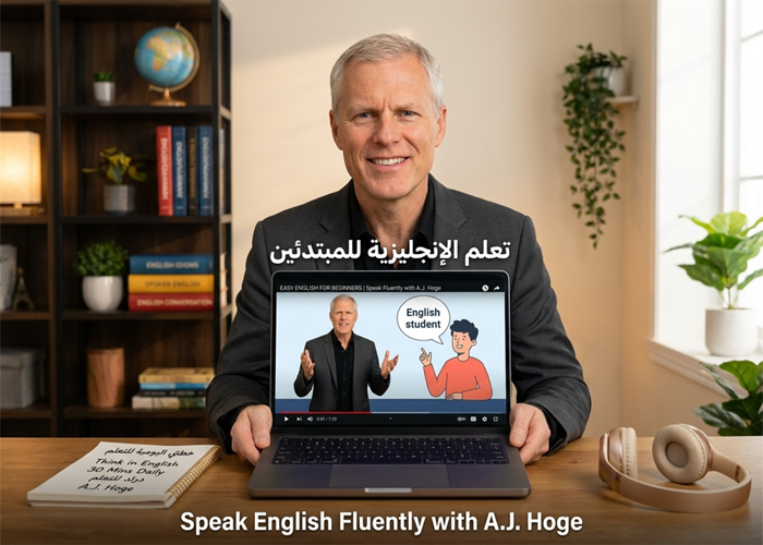 شرح قواعد اللغة الإنجليزية للمبتدئين على يوتيوب مع المعلم إيجي هوج A.J. Hoge